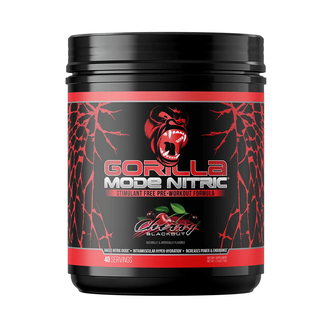 Gorilla Mode Nitric Pre - Workout Cherry Blackout | Anthem Supplements Canada
