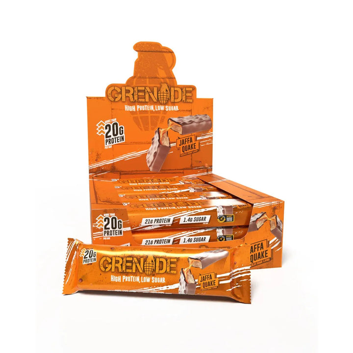 Grenade Protein Bar Jaffa Quake | Anthem Supplements Canada