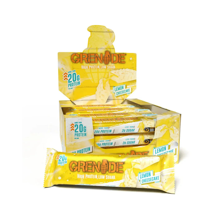 Grenade Protein Bar Lemon Cheesecake | Anthem Supplements Canada