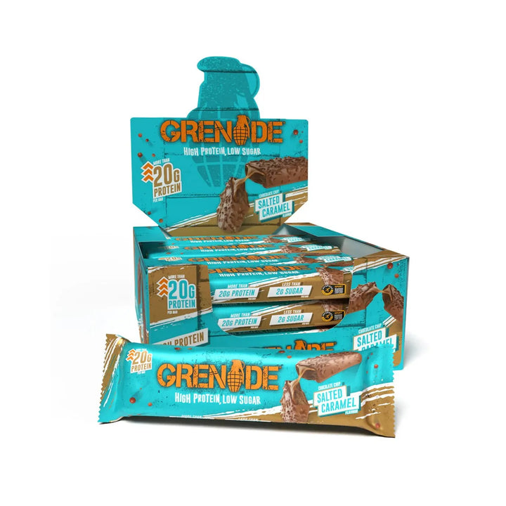 Grenade Protein Bar Salted Caramel | Anthem Supplements Canada