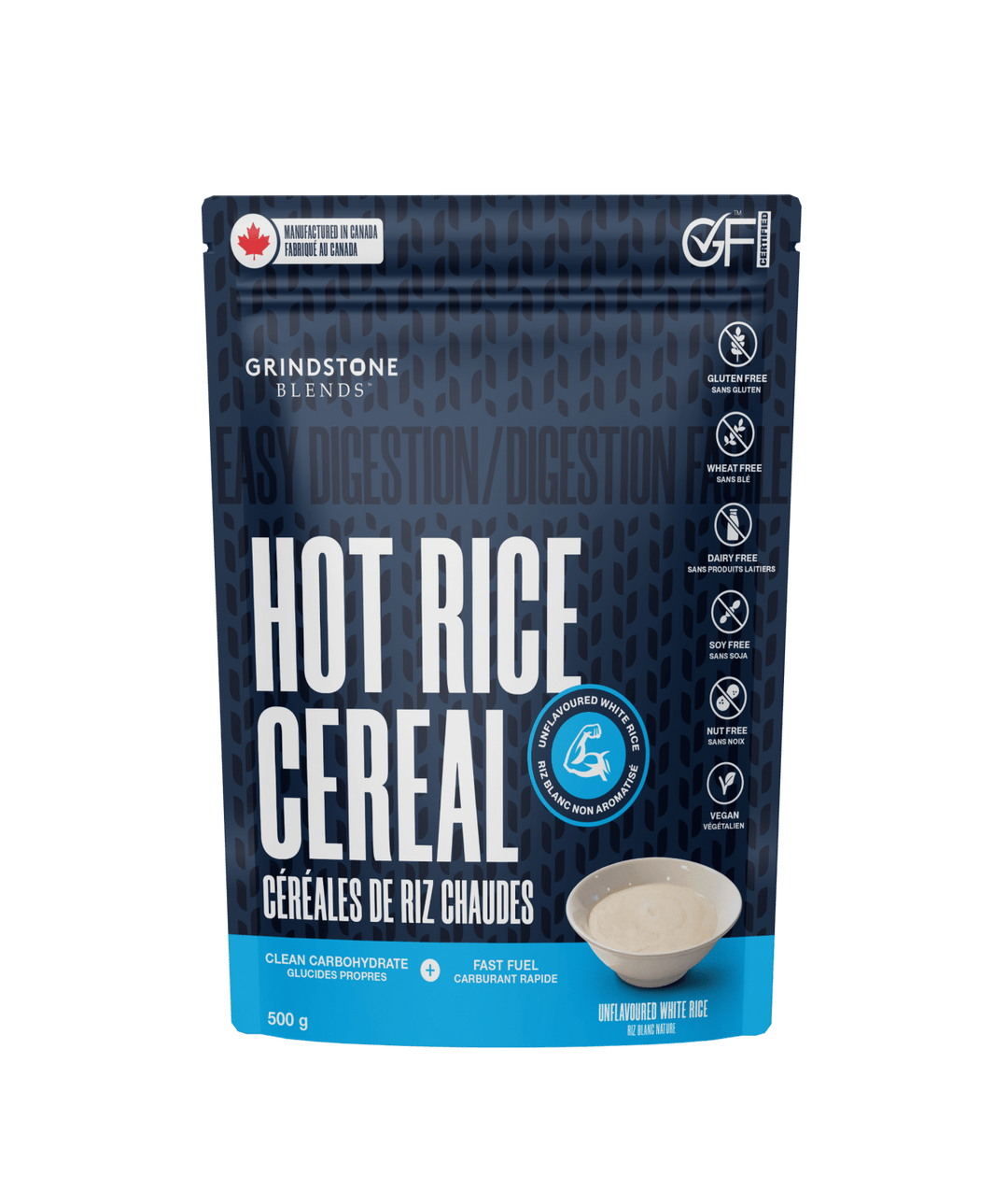 Grindstone Blends Cream of Rice - 500g Unflavoured | Anthem Supplements Canada
