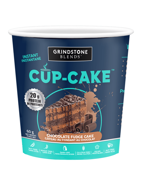 Grindstone Blends Cup - Cake Chocolate Fudge Cake | Anthem Supplements Canada