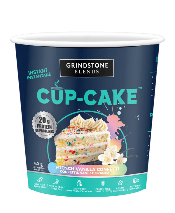Grindstone Blends Cup - Cake French Vanilla Confetti | Anthem Supplements Canada