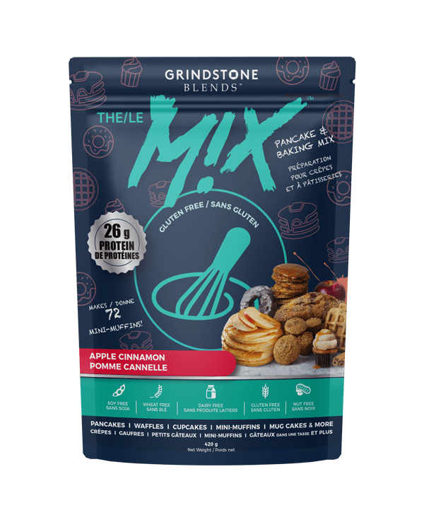 Grindstone Blends The Mix Pancake & Baking Mix 420g Apple Cinnamon | Anthem Supplements Canada