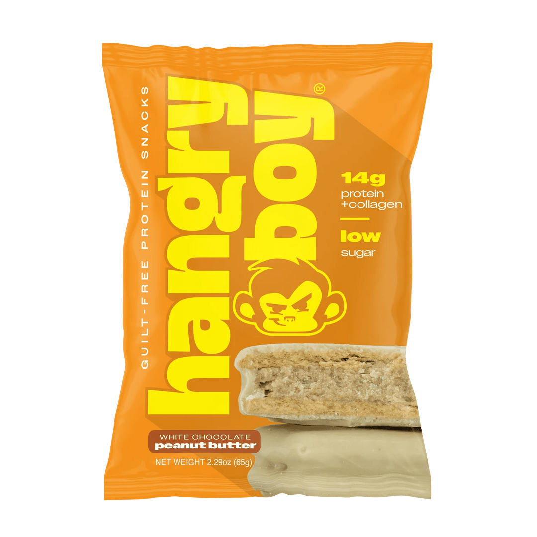 Hangry Boy Protein Cookies White Chocolate Peanut Butter | Anthem Supplements Canada