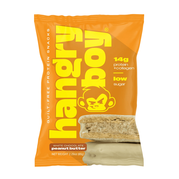 Hangry Boy Protein Cookies White Chocolate Peanut Butter | Anthem Supplements Canada