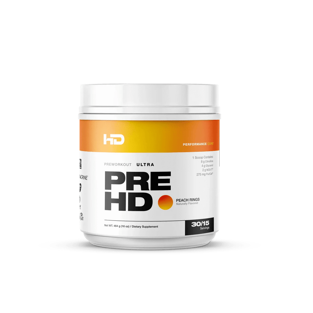 HD Muscle PreHD Ultra Peach Rings | Anthem Supplements Canada