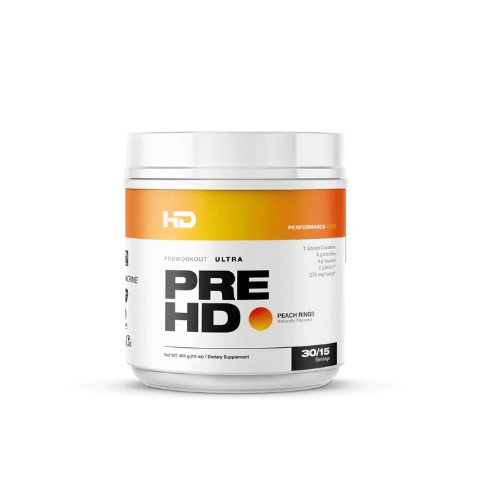 HD Muscle PreHD Ultra Peach Rings | Anthem Supplements Canada