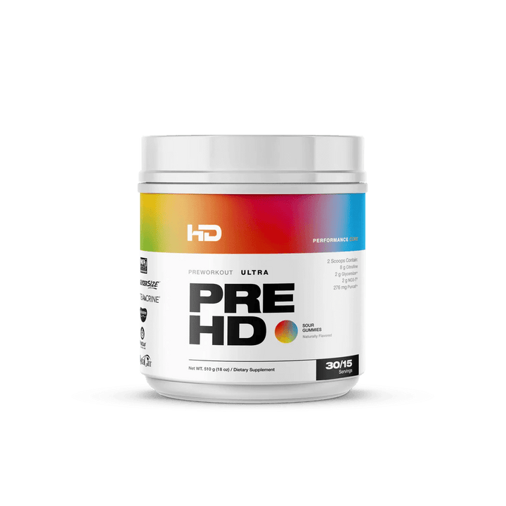 HD Muscle PreHD Ultra Sour Gummies | Anthem Supplements Canada