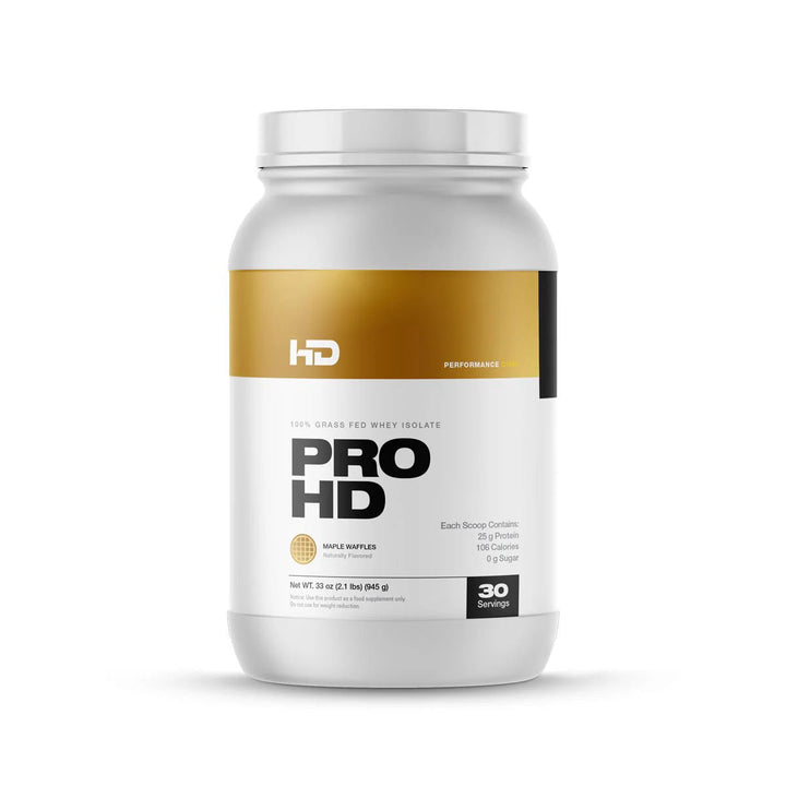 HD Muscle ProHD 100% Grass Fed Protein Isolate Maple & Waffles | Anthem Supplements Canada