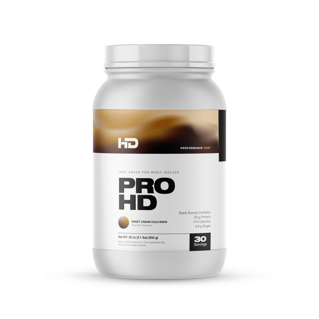 HD Muscle ProHD 100% Grass Fed Whey Protein Isolate Sweet Cream Cold Brew | Anthem Supplements Canada