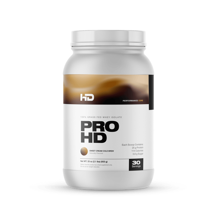 HD Muscle ProHD 100% Grass Fed Whey Protein Isolate Sweet Cream Cold Brew | Anthem Supplements Canada