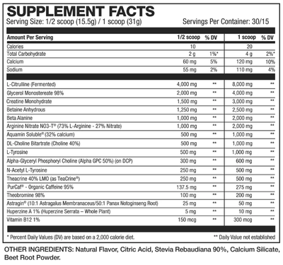 Supplement Label