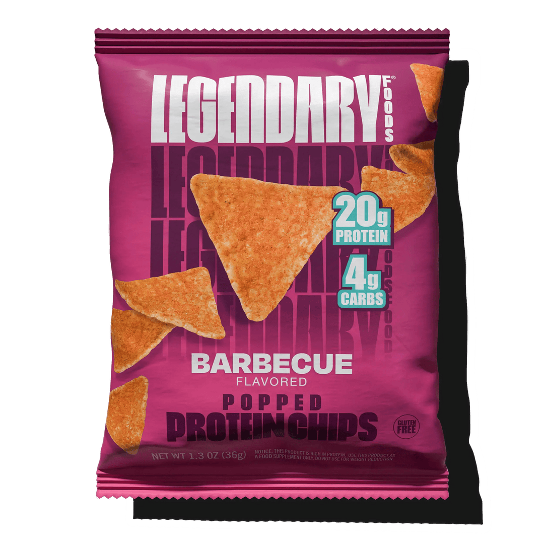 Legendary Foods Protein Chips - 34g Barbeque | Anthem Supplements Canada