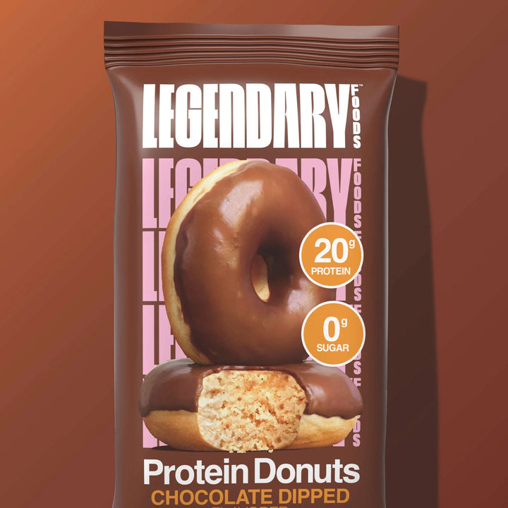 Legendary Foods Protein Donuts Chocolate Dipped | Anthem Supplements Canada
