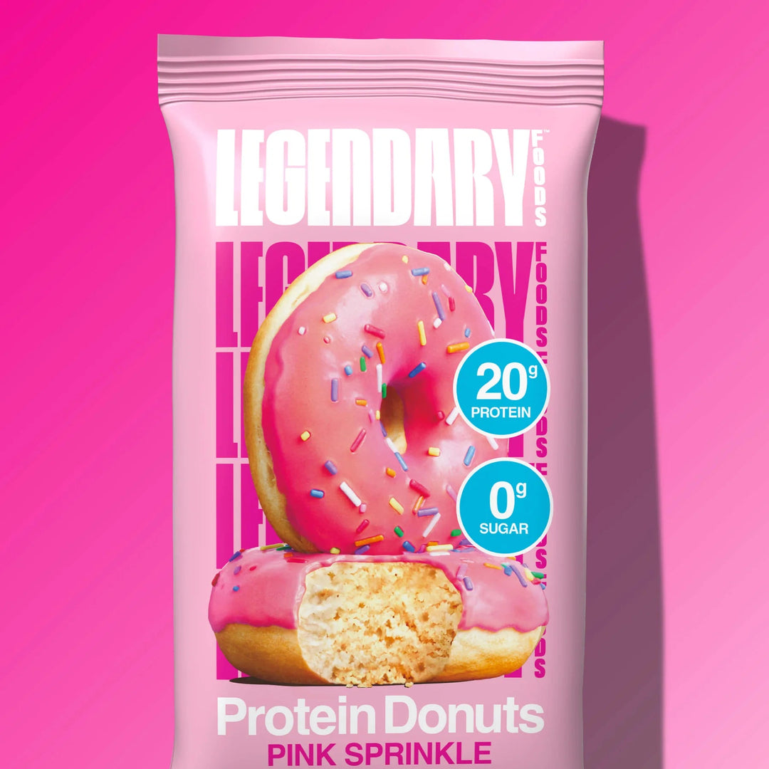 Legendary Foods Protein Donuts Pink Sprinkle | Anthem Supplements Canada