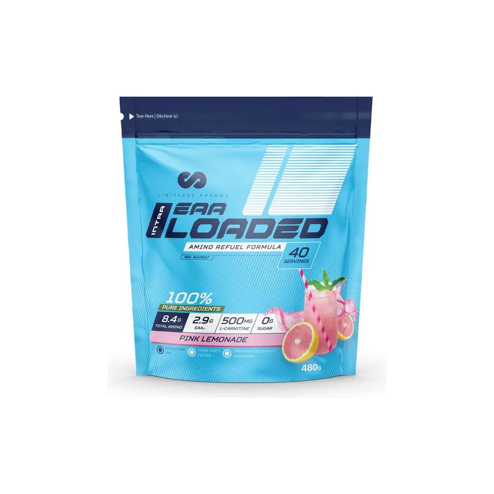 Limitless Pharma EAA Loaded Pink Lemonade | Anthem Supplements Canada