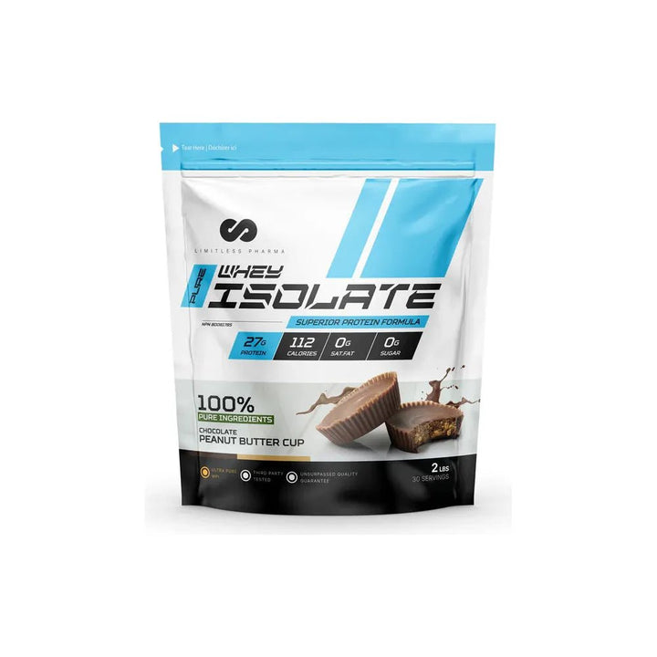 Limitless Pharma Isolate Chocolate Peanut Butter Cup | Anthem Supplements Canada