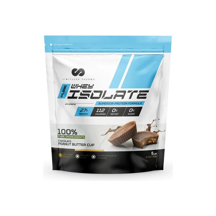 Limitless Pharma Isolate Chocolate Peanut Butter Cup | Anthem Supplements Canada