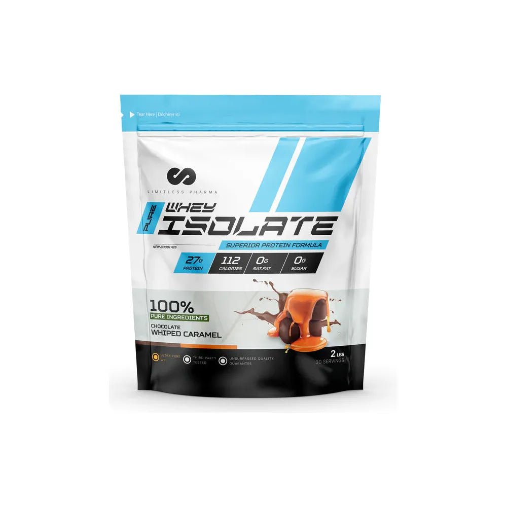 Limitless Pharma Isolate Chocolate Whipped Caramel | Anthem Supplements Canada