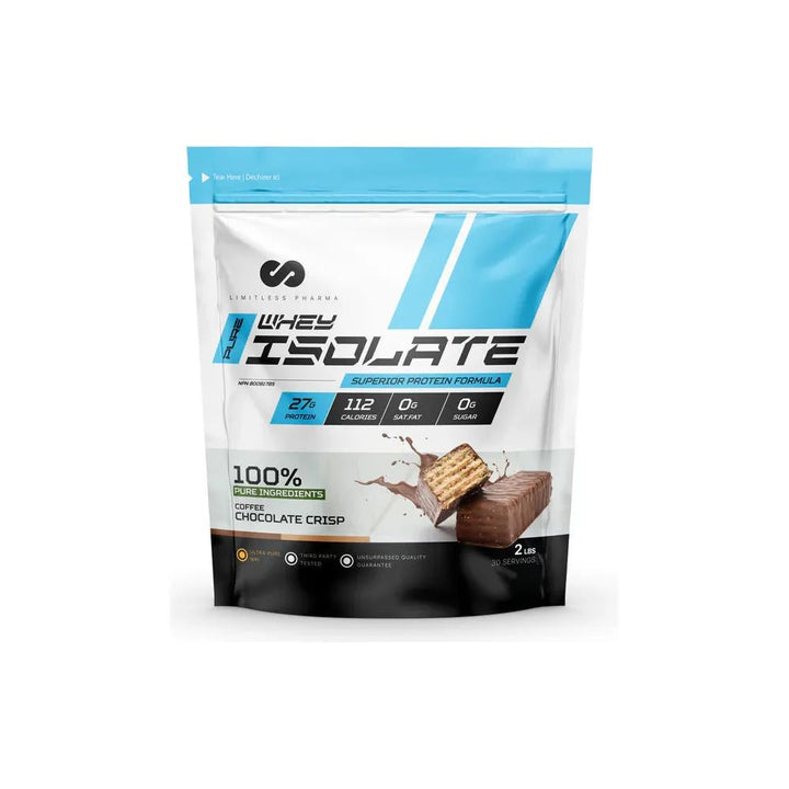 Limitless Pharma Isolate Coffee Chocolate Crisp | Anthem Supplements Canada