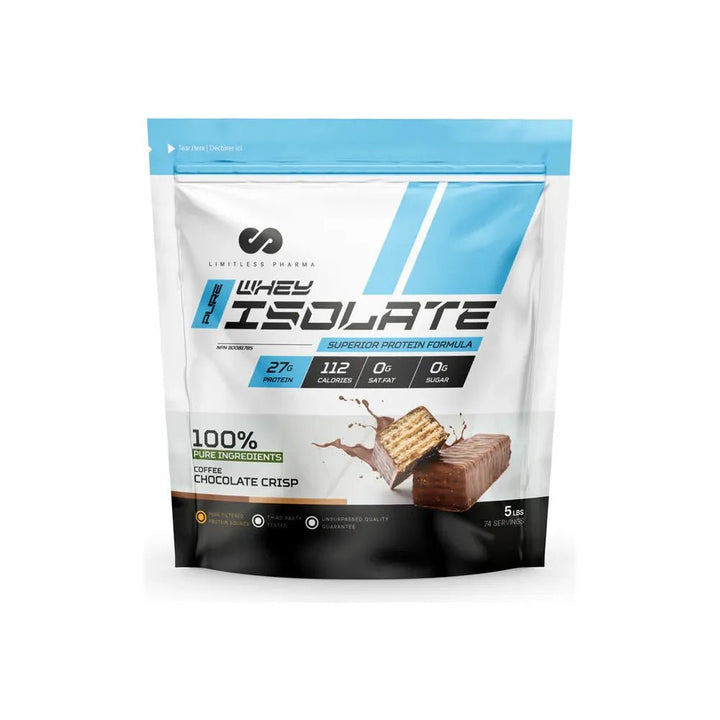 Limitless Pharma Isolate Coffee Chocolate Crisp | Anthem Supplements Canada