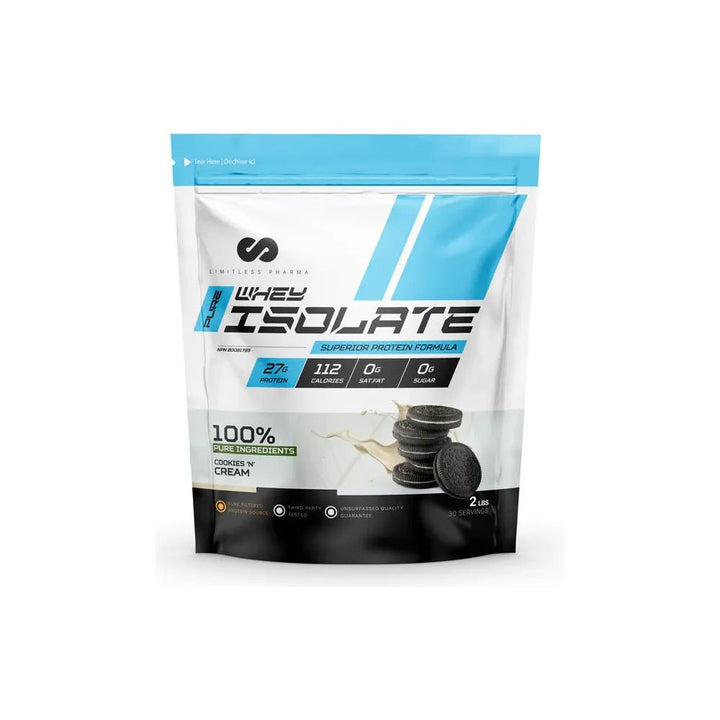 Limitless Pharma Isolate Cookies N' Cream | Anthem Supplements Canada