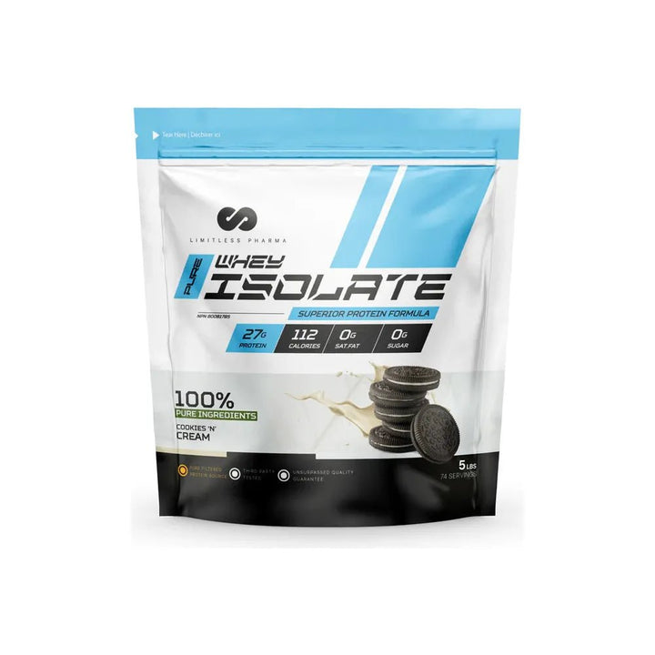 Limitless Pharma Isolate Cookies N' Cream | Anthem Supplements Canada