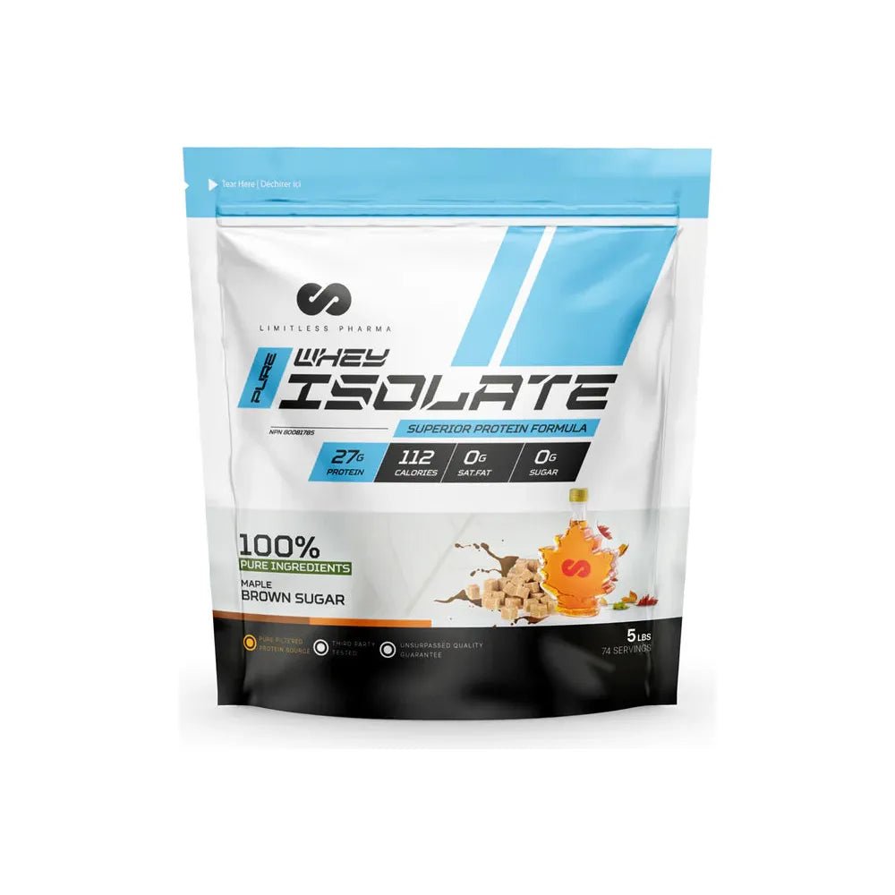 Limitless Pharma Isolate Maple Brown Sugar | Anthem Supplements Canada
