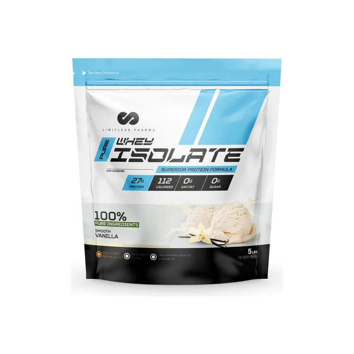 Limitless Pharma Isolate Smooth Vanilla | Anthem Supplements Canada