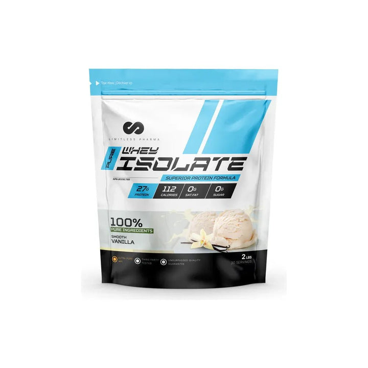 Limitless Pharma Isolate Smooth Vanilla | Anthem Supplements Canada