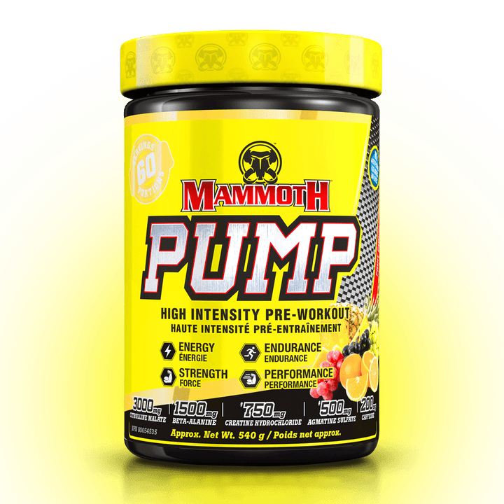 Mammoth Pump 60 Servings Fruit Punch | Anthem Supplements Canada