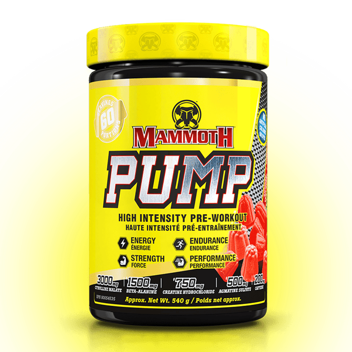 Mammoth Pump 60 Servings Swedish Very Berry | Anthem Supplements Canada