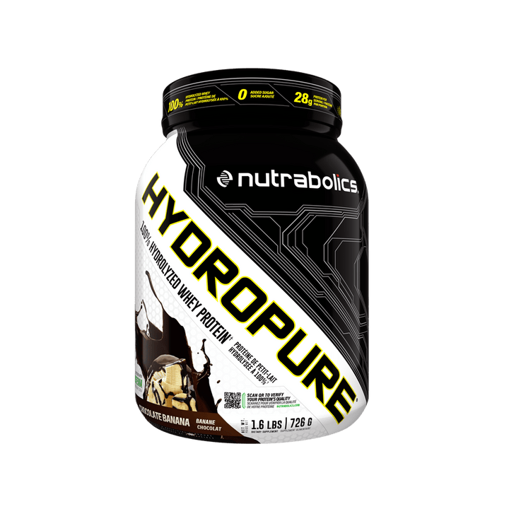 Nutrabolics HydroPure Hydrolyzed Whey Protein Chocolate Banana | Anthem Supplements Canada