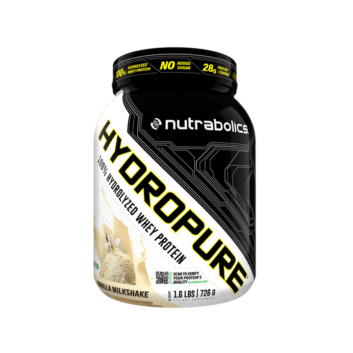 Nutrabolics HydroPure Hydrolyzed Whey Protein Vanilla Milkshake | Anthem Supplements Canada