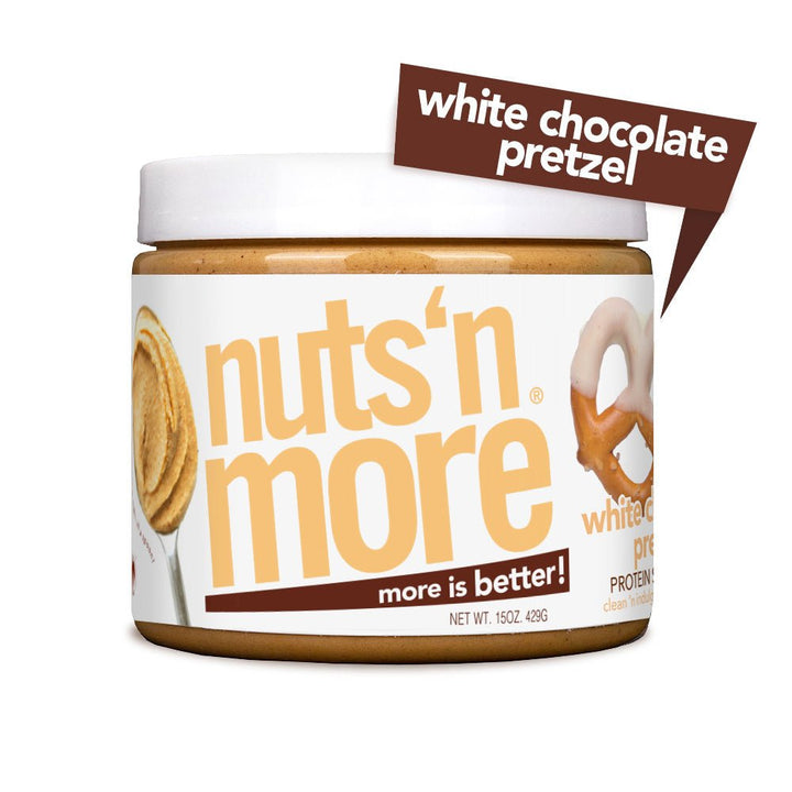Nuts 'N More Spreads - 15oz Jar White Chocolate Pretzel | Anthem Supplements Canada