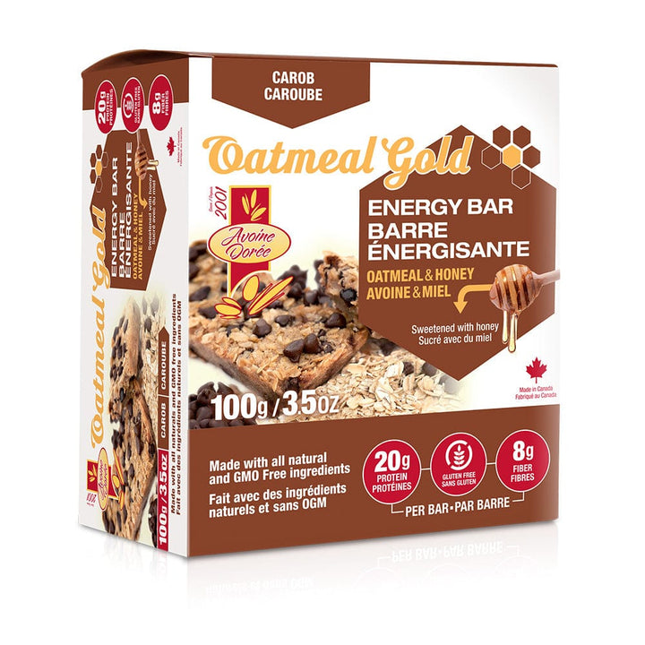 Oatmeal Gold Energy Bar Carob | Anthem Supplements Canada