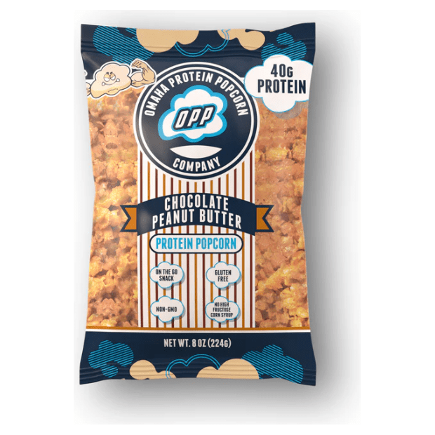Omaha Protein Popcorn Chocolate Peanut Butter | Anthem Supplements Canada