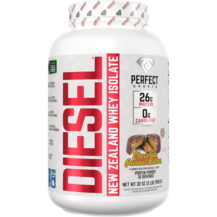 Perfect Sports DIESEL New Zealand Whey Protein Isolate 2lb | Anthem Supplements Canada