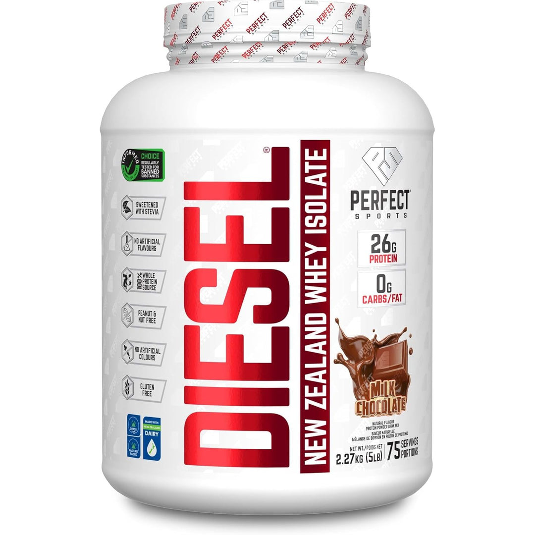 Perfect Sports DIESEL New Zealand Whey Protein Isolate 5lb | Anthem Supplements Canada