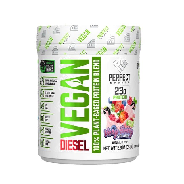 Perfect Sports DIESEL Vegan 100% Plant - Based Protein Powder 350g | Anthem Supplements Canada