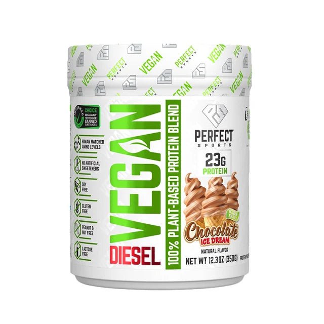 Perfect Sports DIESEL Vegan 100% Plant - Based Protein Powder 350g | Anthem Supplements Canada