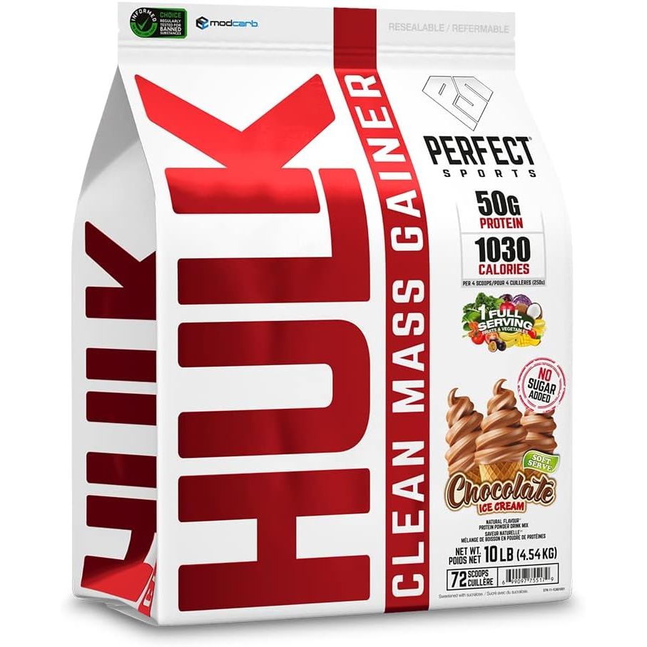 Perfect Sports HULK Clean Mass Gainer 10lb | Anthem Supplements Canada