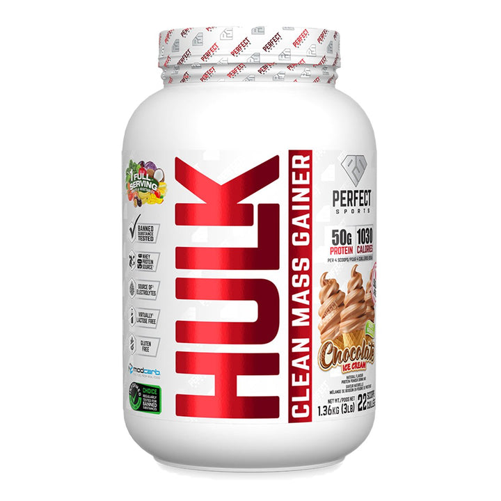 Perfect Sports HULK Clean Mass Gainer 3lb | Anthem Supplements Canada