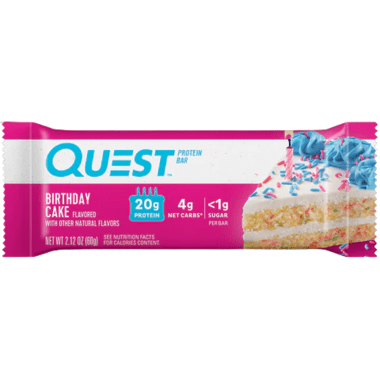 Quest Bar Birthday Cake | Anthem Supplements Canada