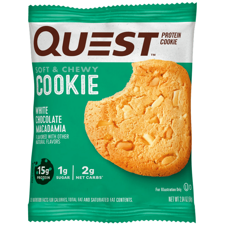 Quest Protein Cookie White Chocolate Macadamia | Anthem Supplements Canada