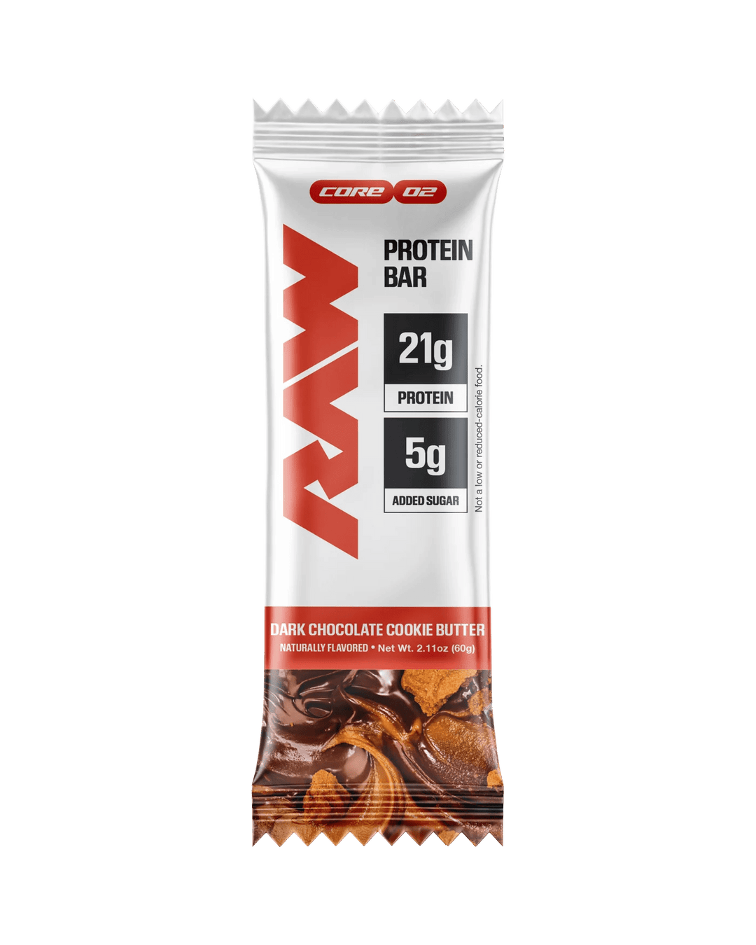 Raw Nutrition Protein Bar Dark Chocolate Cookie Butter | Anthem Supplements Canada