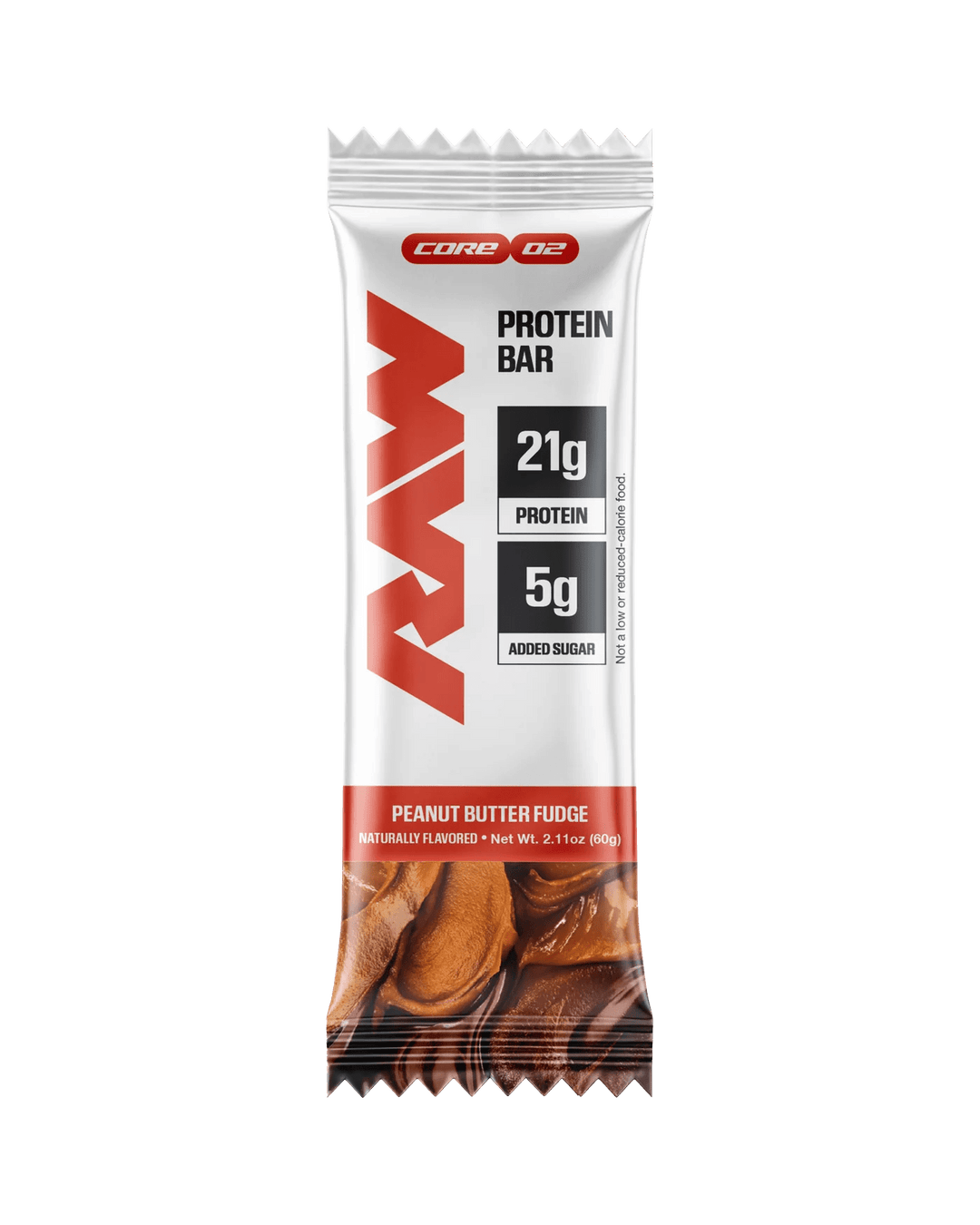 Raw Nutrition Protein Bar Peanut Butter Fudge | Anthem Supplements Canada