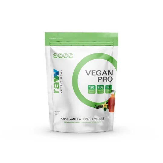 Raw Nutritional Vegan Pro Maple Vanilla | Anthem Supplements Canada