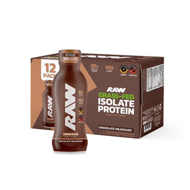 Raw Protein Shake RTD Chocolate Milkshake | Anthem Supplements Canada